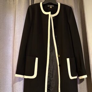 Karl Lagerfeld Long Trench Coat Size 8